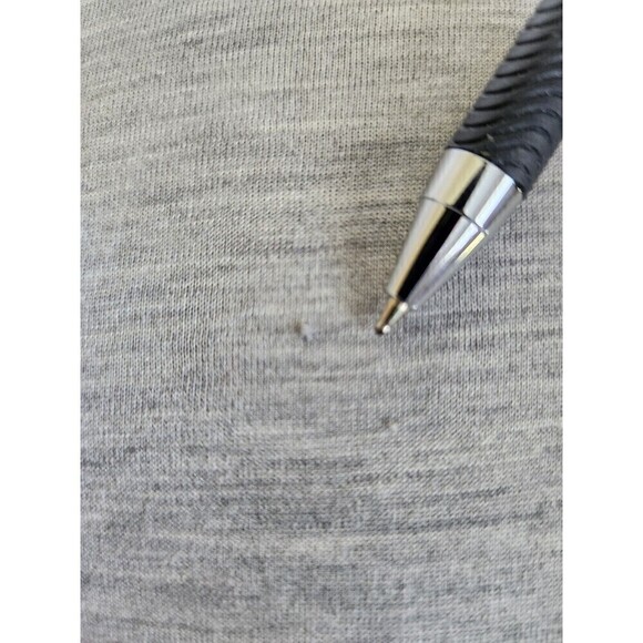 Eileen Fisher Blouse Silk Blend Gray Sz S Dolman Sleeve, Cuff Wrist And Waist - Picture 7 of 9